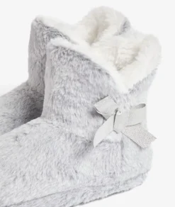 Patucos de peluche con lazos Corgi