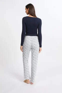 Pijama de 2 piezas con estampado de algodón