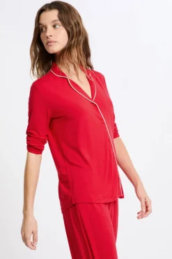 Pijama de 2 piezas de manga larga