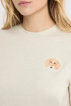 Pijama de dos piezas con estampado de perros