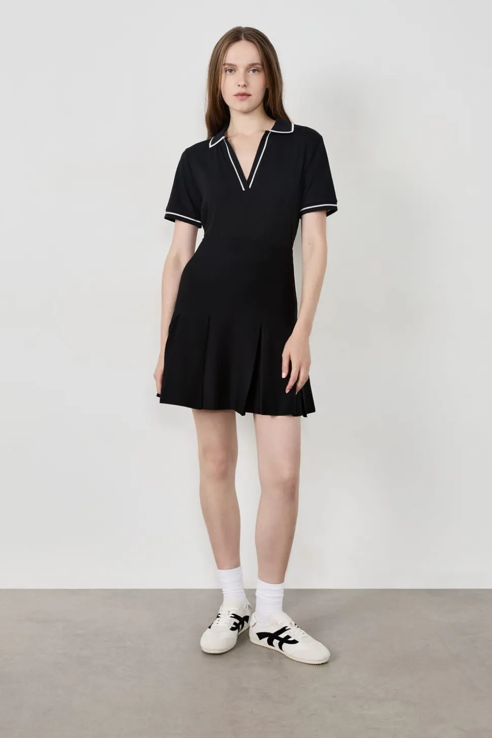 Polo de manga corta de algodón