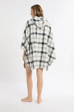 Poncho sin mangas de forro polar