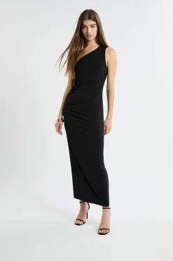 Robe longue asymétrique