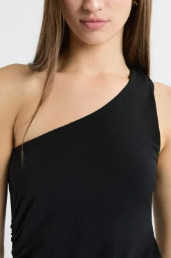 Robe longue asymétrique