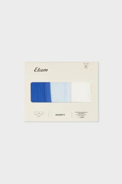 Set de 3 bragas culottes de algodón