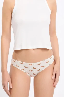 Set de 3 bragas de algodón