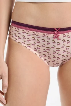 Set de 3 bragas de algodón