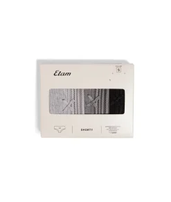 Set de 3 braguitas culotte de algodón y encaje