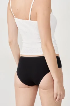 Set de 3 braguitas culotte de algodón orgánico
