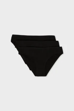 Set de 3 braguitas de algodón