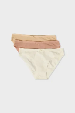 Set de 3 braguitas de algodón ecológico