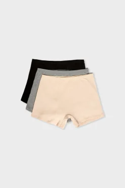 Set de 3 calzoncillos de algodón