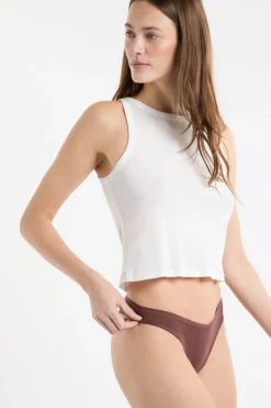 Set de 3 tangas de algodón