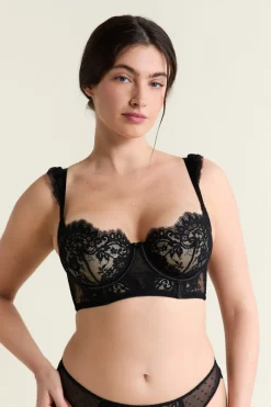 Soutien-gorge N.9 - Balconnet bustier en dentelle
