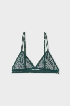 Soutien-gorge triangle en dentelle