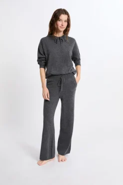 Sudadera con capucha de cashmere