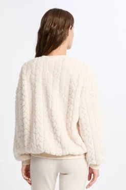 Sudadera con efecto polar