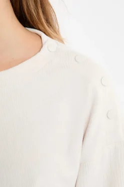 Sudadera de pijama con cuello redondo