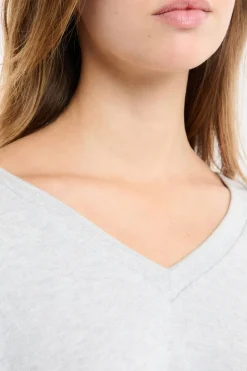 Sudadera de pijama con cuello en V
