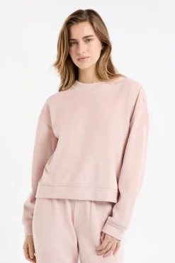 Sudadera de pijama con cuello redondo