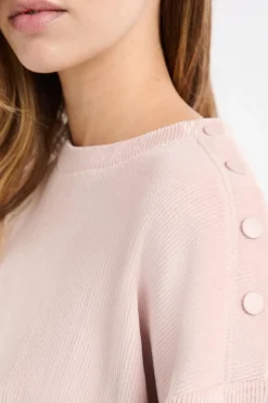 Sudadera de pijama con cuello redondo