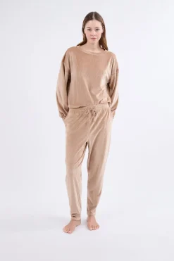 Sudadera de pijama de terciopelo
