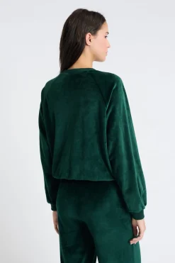 Sudadera de pijama de terciopelo