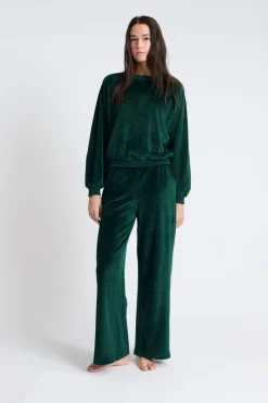 Sudadera de pijama de terciopelo