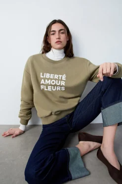 Sudadera estampada "Liberty Love Flowers"