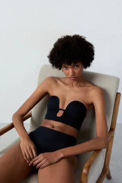 Sujetador - Bustier copas finas