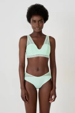 Sujetador foulard de encaje