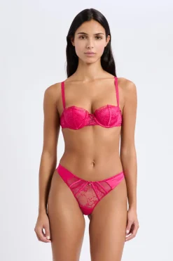 Sujetador balconette de encaje