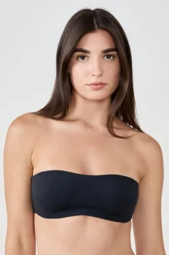 Sujetador bandeau aros suaves tirantes desmontables