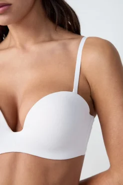 Sujetador bandeau con tirantes extraíbles, Copa A-B