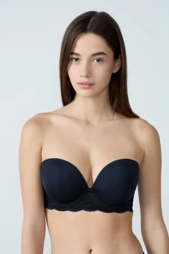 Sujetador bandeau de copas finas