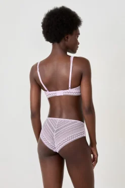 Sujetador bandeau foulard de encaje