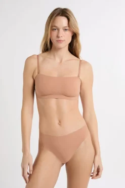 Sujetador bandeu de microfibra con tirantes removibles