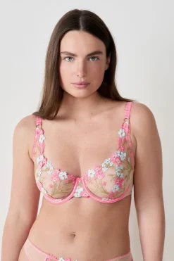 Sujetador clásico bordado