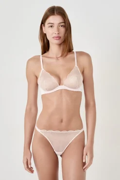 Sujetador clásico con bordado