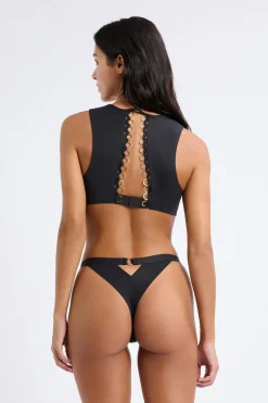 Sujetador con aros de microfibra