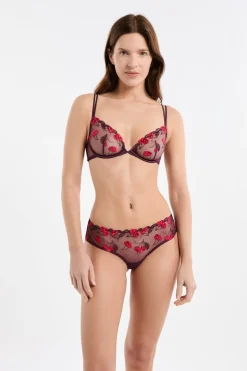 Sujetador con estampado de cerezas