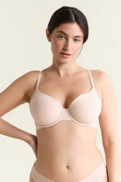 Sujetador de copas finas