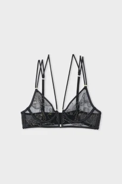 Sujetador de encaje bordado