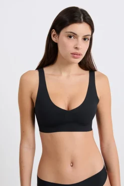 Sujetador de microfibra