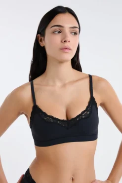 Sujetador de microfibra y encaje