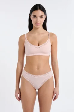 Sujetador de microfibra y encaje