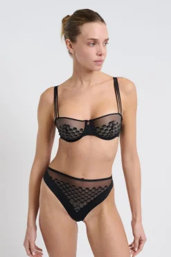 Sujetador N.9 - Balconnet con detalles bordados