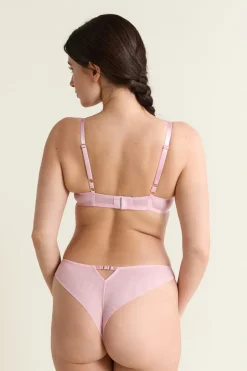 Sujetador N.9 - Balconnet con bordado de corazones