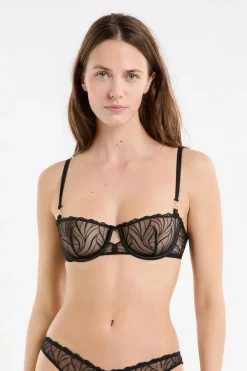 Sujetador N.9 - Balconnet con bordado floral