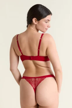 Sujetador N.9 - Balconnet de encaje con tirantes dobles